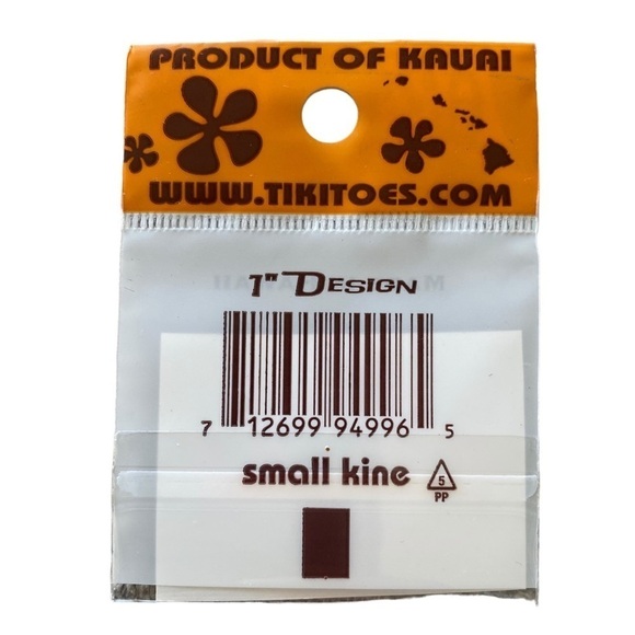 MAUI Honu Turtle Tiki Toes 1” Island Style Vinyl Sticker - Made in Hawaii - NEW - Picture 2 of 2